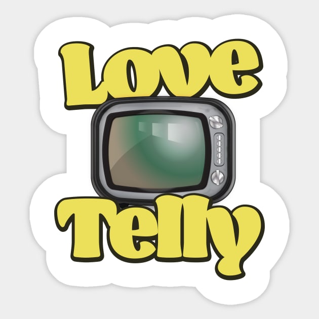 Love Telly Sticker by nickemporium1